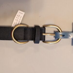 Elegant Black and Gold Women's Belt